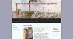 Desktop Screenshot of geschichtswerkstatt-wilhelmsburg.de